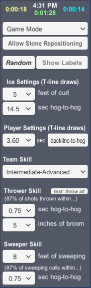 UI, Left Side - Settings