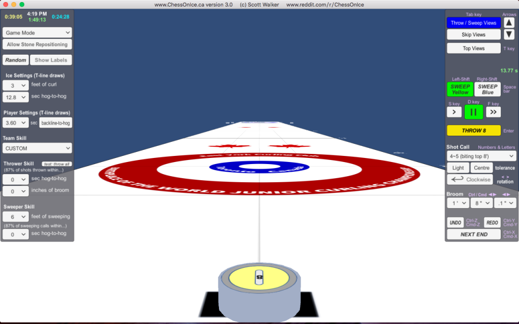 View, Thrower-Sweeper, Low