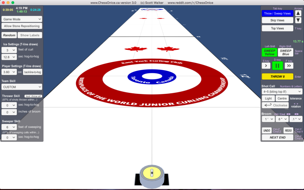 View, Thrower-Sweeper, Middle